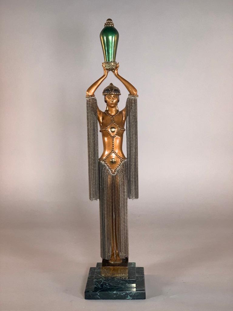 Erte Bronze, "Emerald Vase" (1 of 11)