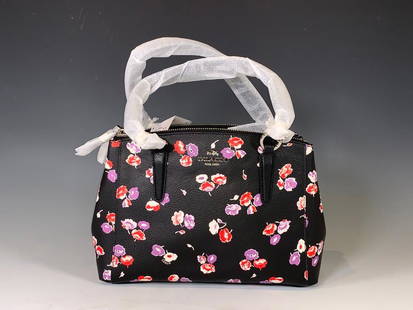 Coach Small Wildflower Mini Christie, Black/Multi NWT: Coach® Small Wildflower Mini Christie, Black/Multi. Printed Coated Black Leather; Palladium Hardware. Model Number: F37421 Suggested Retail $350.00 Dimensions: 7.75 x 11 x 3.5 in. 