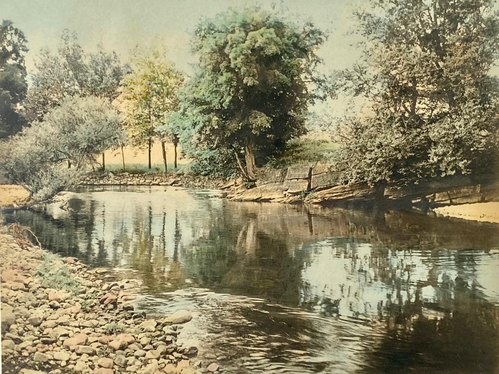 Wallace Nutting, "The Swimming Pool" (1 of 3)