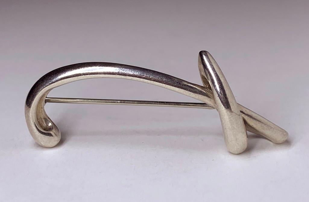 Tiffany & Co. Sterling Silver Pin, Elsa Peretti Design (1 of 3)