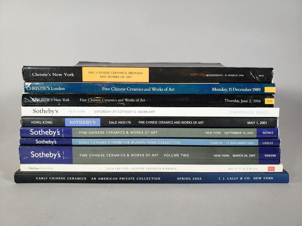Ten Assorted Auction Catalogs, Asian Art (1 of 1)