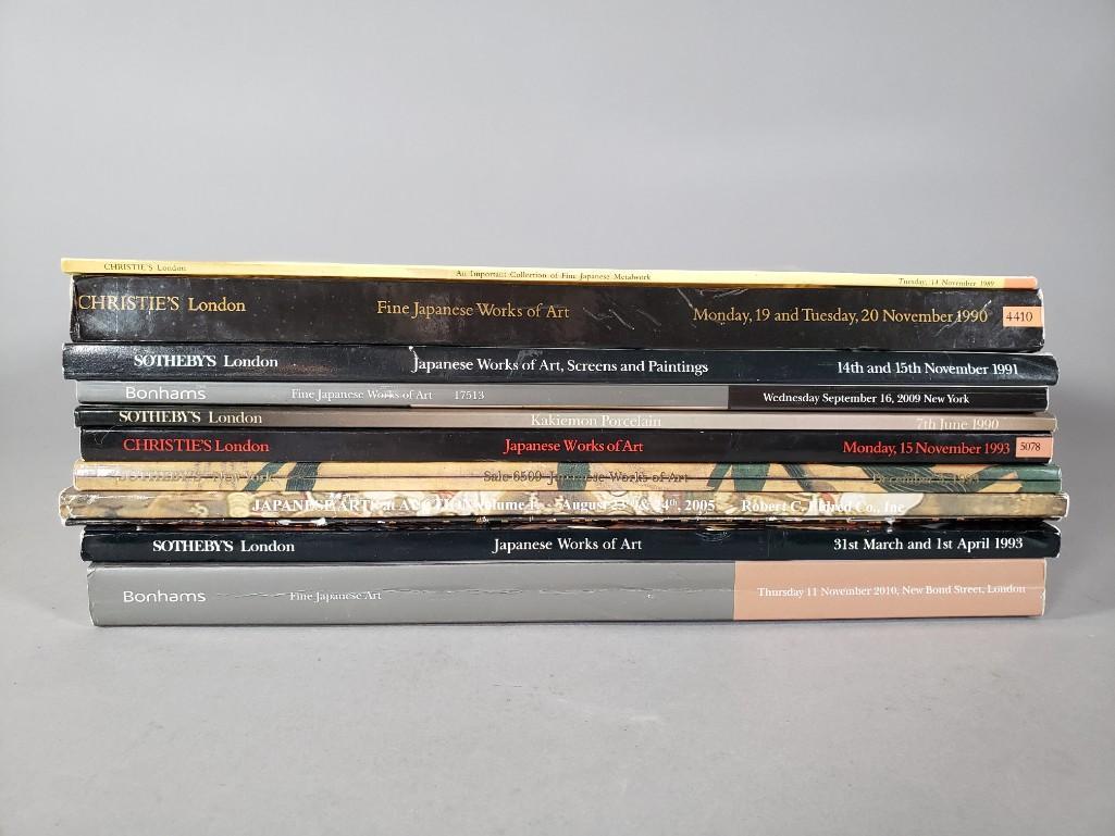 Eleven Assorted Auction Catalogs, Japanese Art (1 of 1)
