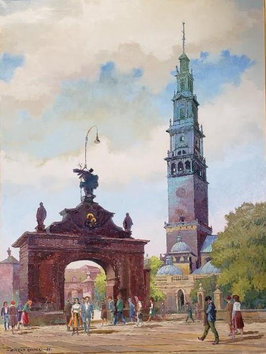 Witold Kalicki Oil, Częstochowa City Scene (1 of 10)