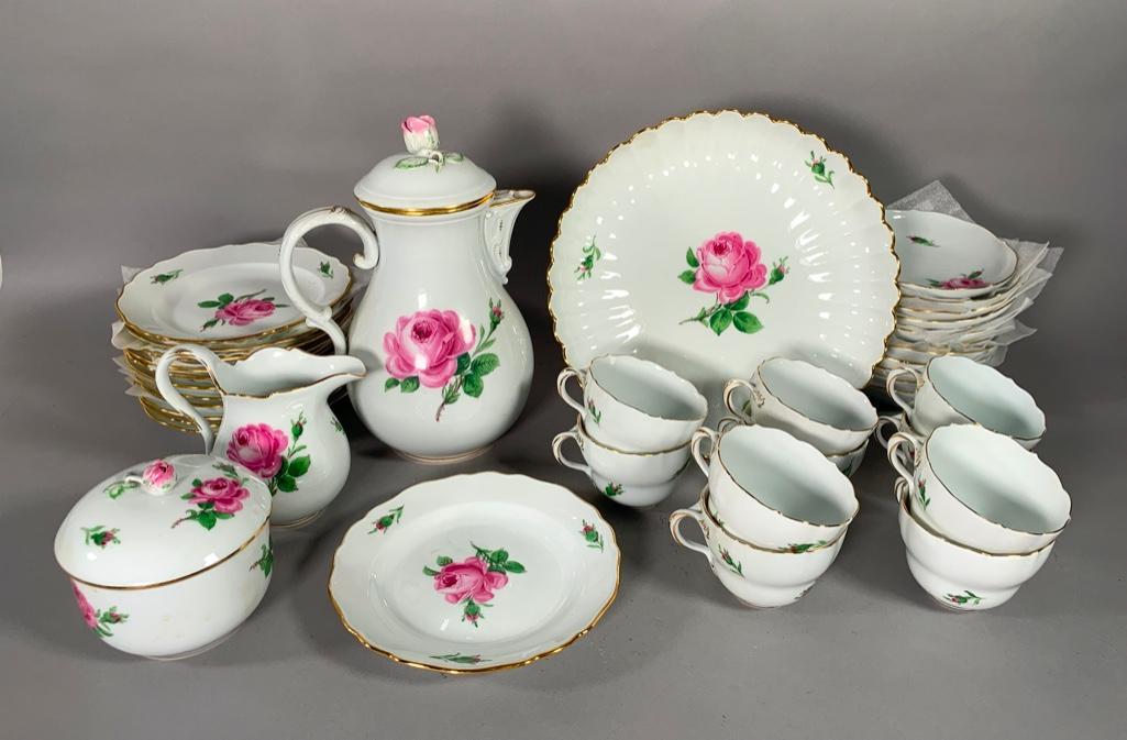 Meissen Rose Pattern Coffee Service (1 of 7)
