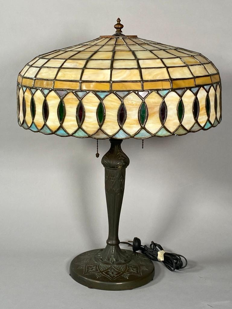 American Leaded Glass Lamp (1 of 6)