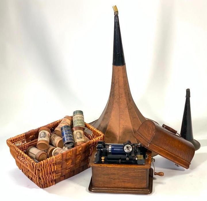 Edison Standard Wax Cylinder Player Phonograph (1 of 8)