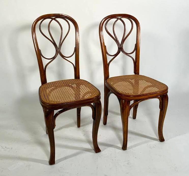 Two Jacob and Josef Kohn Bentwood Cafe Chairs, 19thc. (1 of 8)