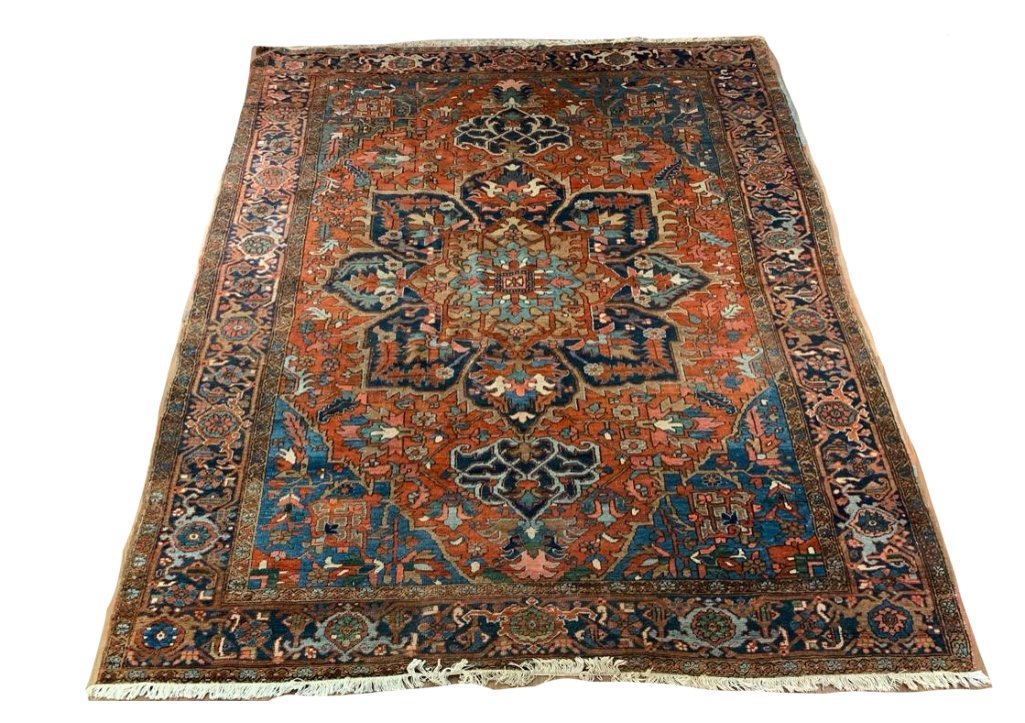 Persian Wool Carpet-Heriz (1 of 8)