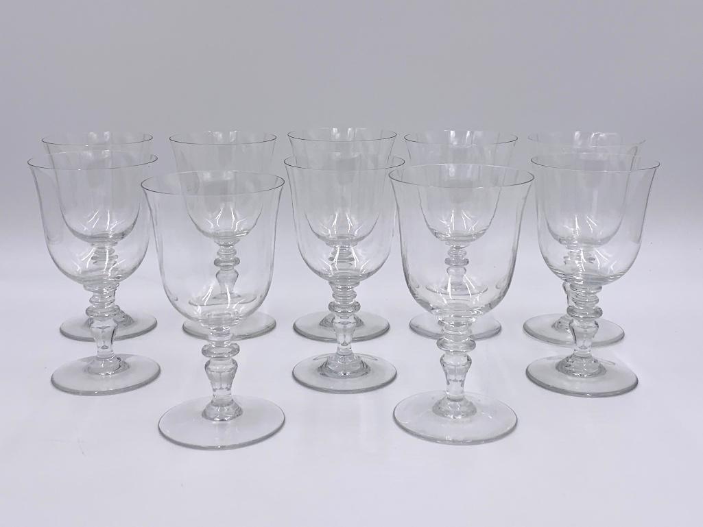 Baccarat Provence Crystal Stemware, 10 Water Goblets (1 of 5)