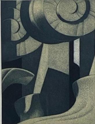 Hugh Kepets Aquatint, "Met Gates II" (1 of 3)