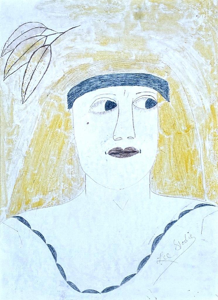 Lee Godie Oil, "Emily" (1 of 6)