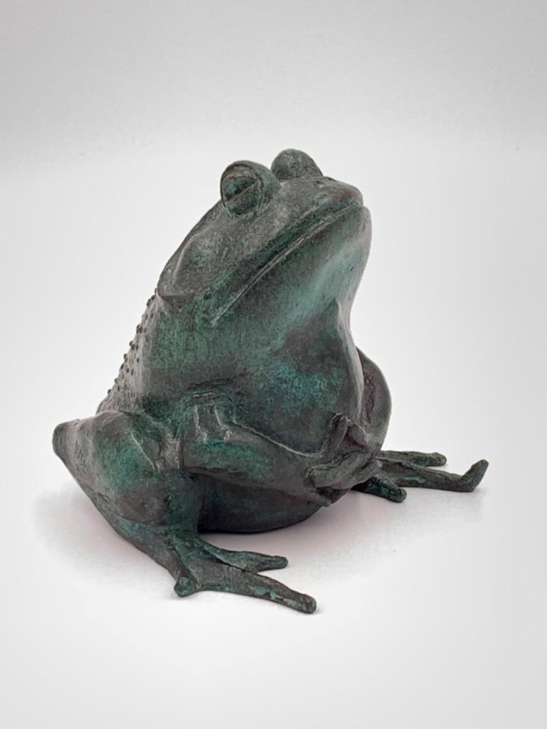 William McVey Bronze, Seated Frog (1 of 7)