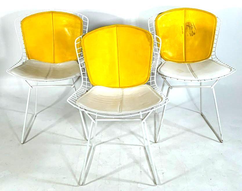 Three Harry Bertoia Wire Mesh Chairs for Knoll (1 of 7)