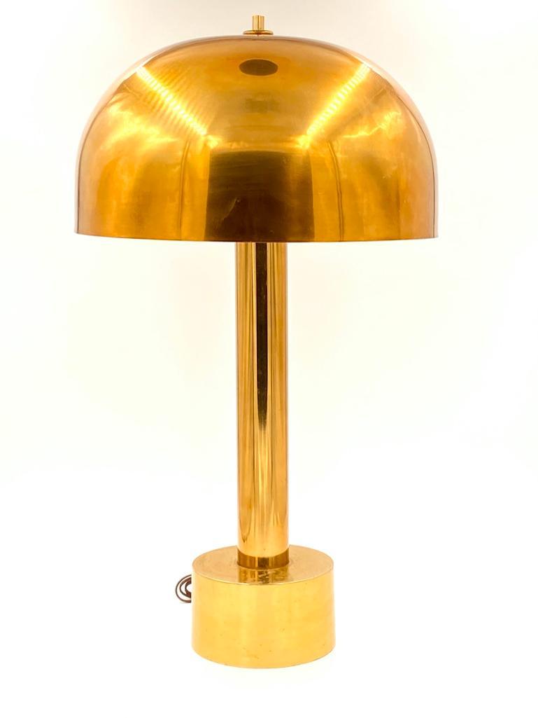 Laurel Lamp Company Copper Tone Mushroom Lamp (1 of 5)