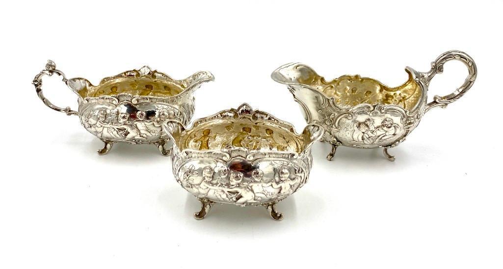 Three Pieces German .800 Silver, Hanau (1 of 6)