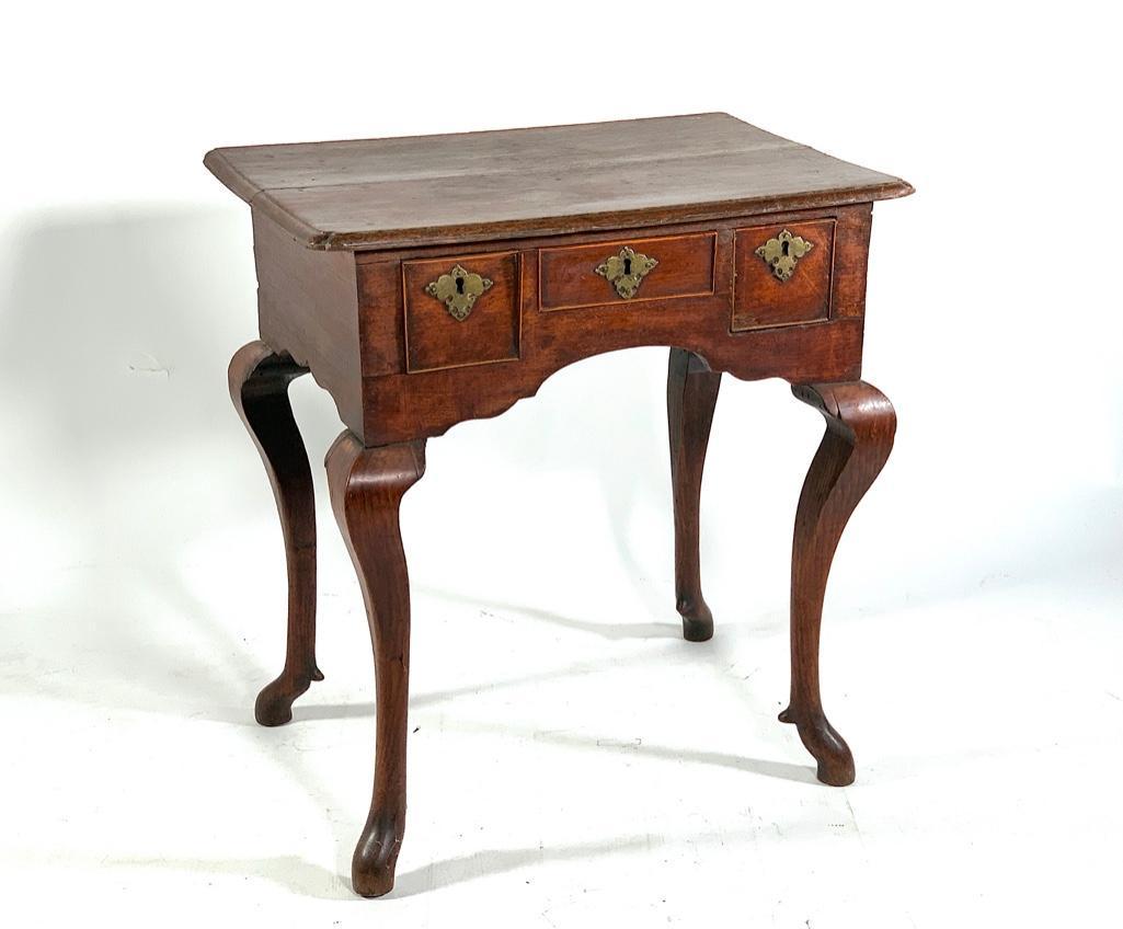 Irish Georgian Oak Lowboy, 18thc. (1 of 17)