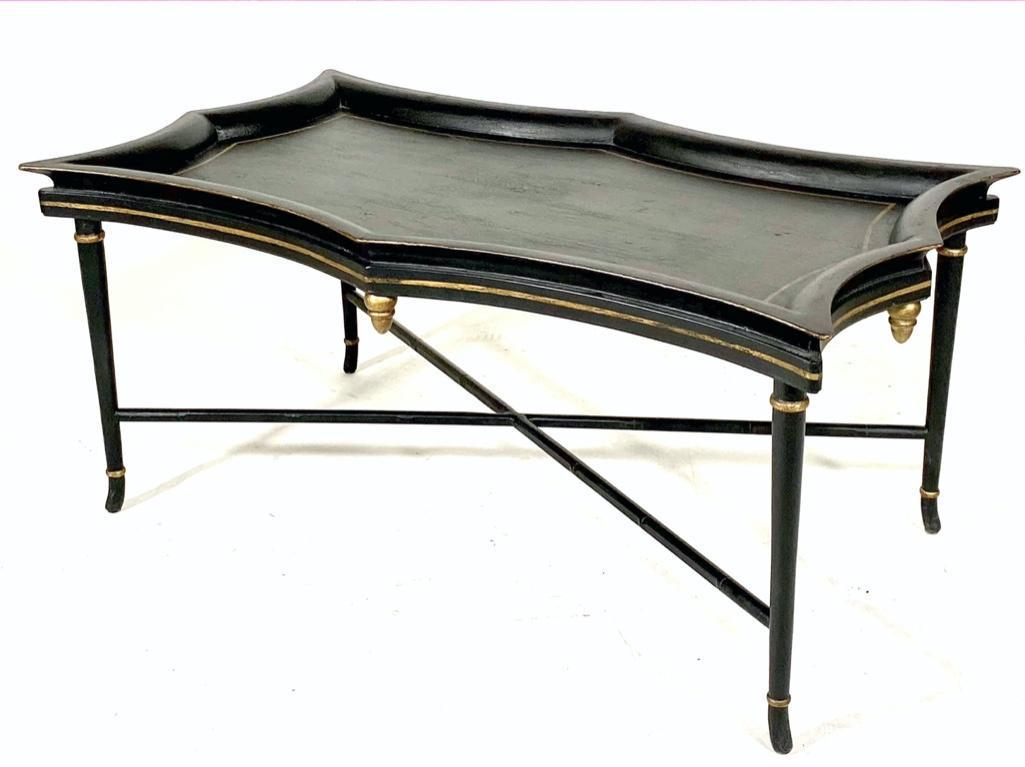 Ebonized Tray Style Coffee Table, Modern (1 of 7)