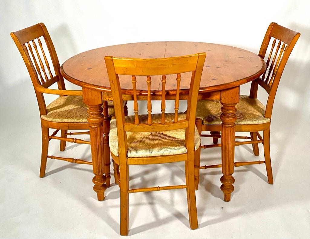Country Pine Table and Chairs, Modern (1 of 12)
