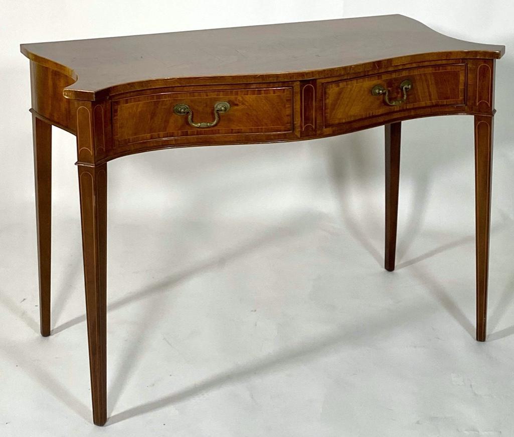 English Hepplewhite Mahogany Side Table, 19thc. (1 of 14)