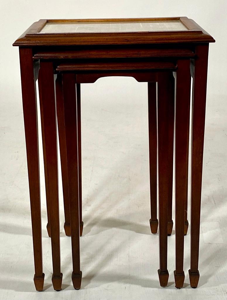 Set of Walnut Nesting Tables (1 of 8)