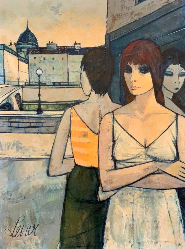 Charles Levier Oil, "La Rue" (1 of 9)