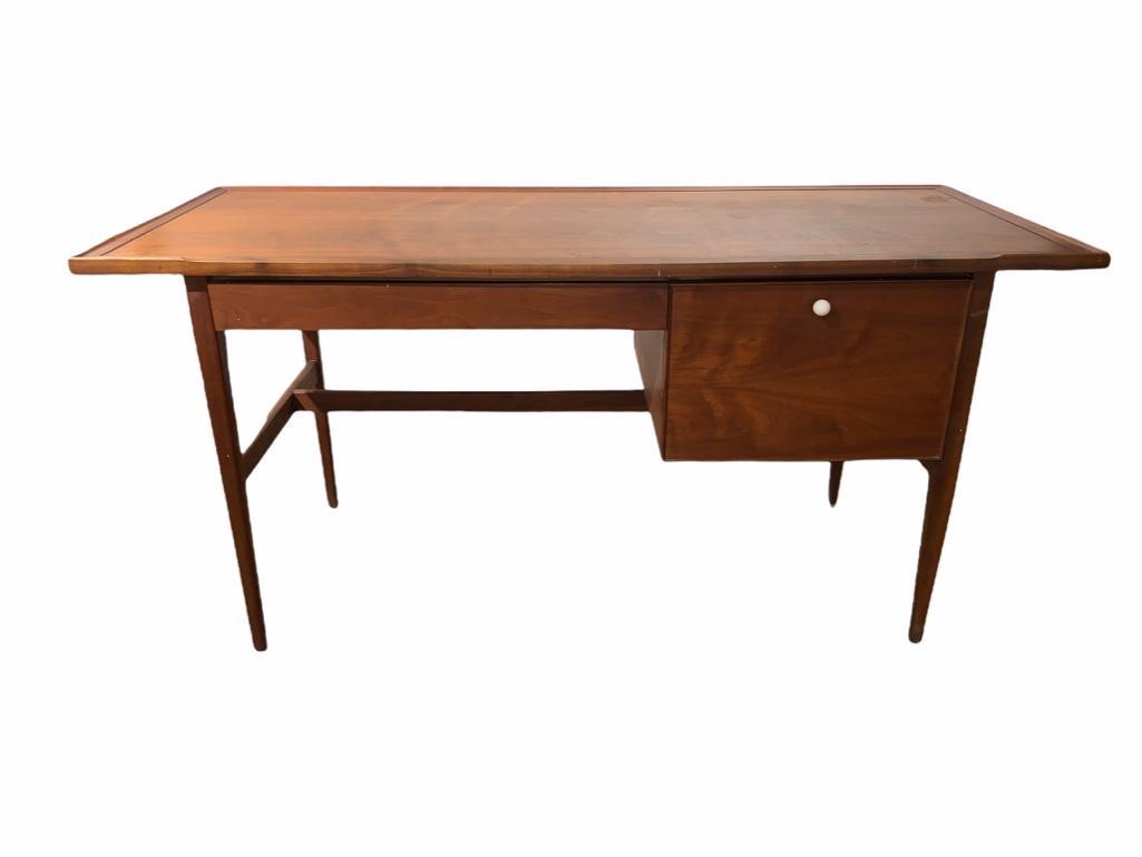Declaration by Drexel Mid Century Walnut Desk (1 of 14)