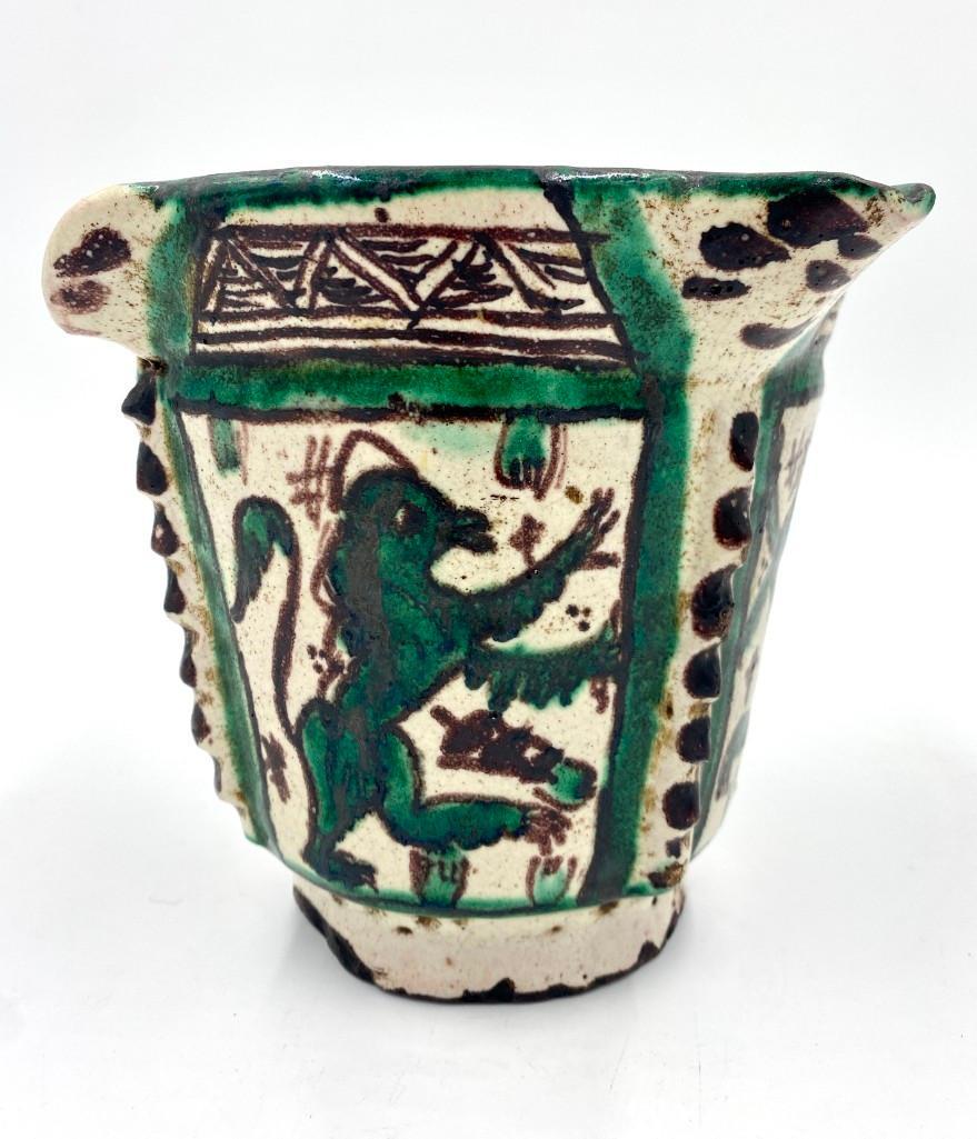 Spanish Ceramic Tin Glazed Mortar, 17thc. (1 of 7)