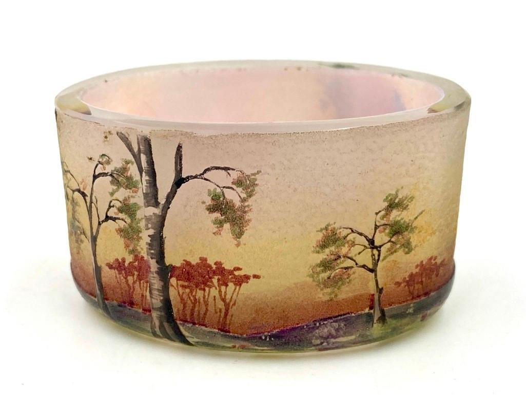 Daum Miniature Cameo and Enameled Glass Vase (1 of 6)