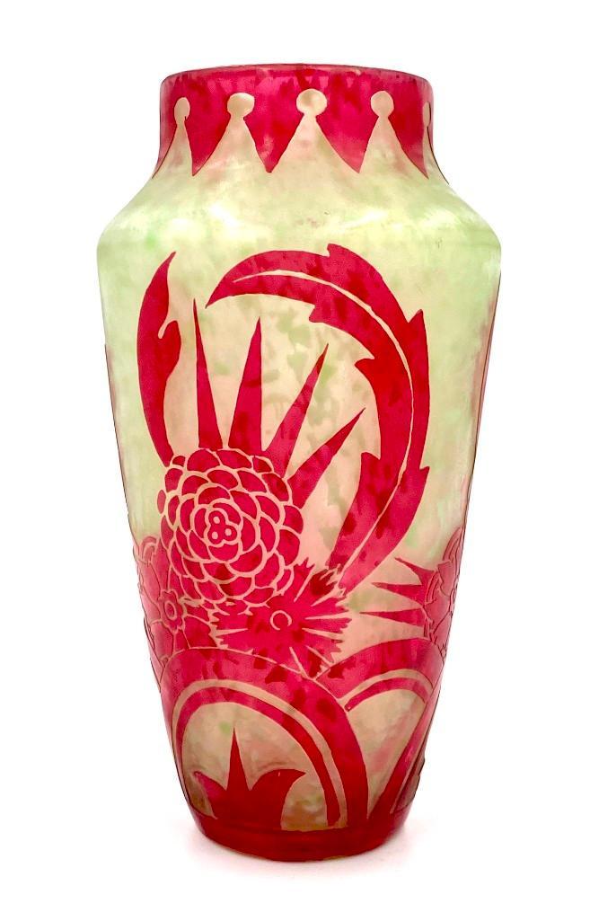 Steuben Cintra Overlay Vase (1 of 13)