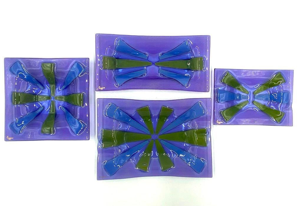 Four Michael and Frances Higgins Glass Trays (1 of 20)