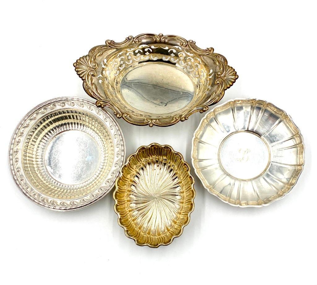 Four Small Sterling Silver Dishes (1 of 17)