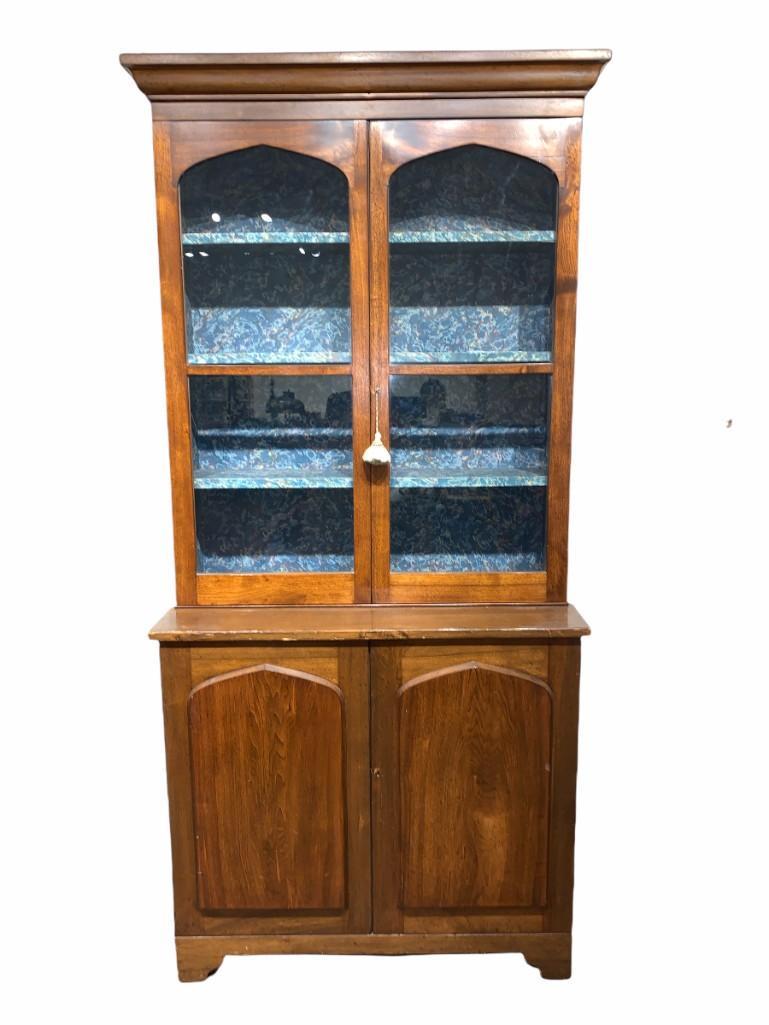 Pine Secretary Bookcase, 19thc. (1 of 18)