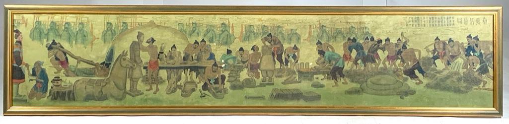 20thc. Chinese School, Artists Making Tomb Figures (1 of 6)