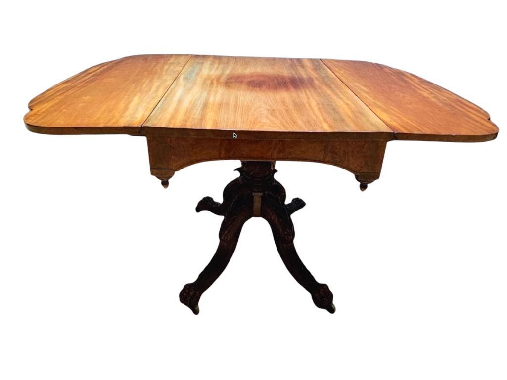 Federal Period Mahogany Drop Leaf Table (1 of 14)