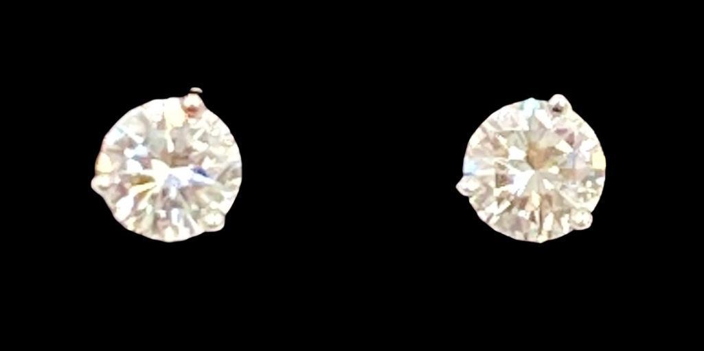 .72 Cts Diamond Ear Studs (1 of 1)