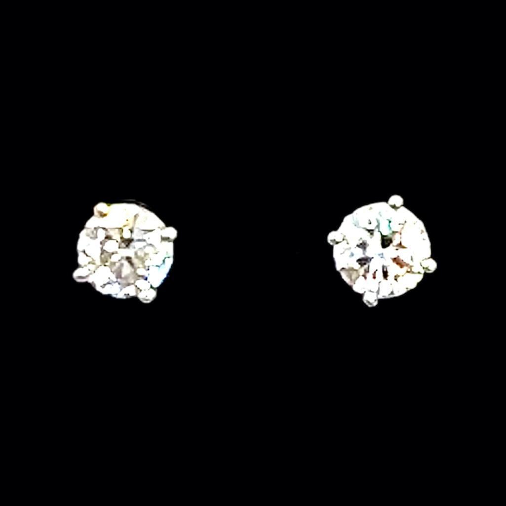 .67 Cts. Diamond Ear Studs (1 of 1)