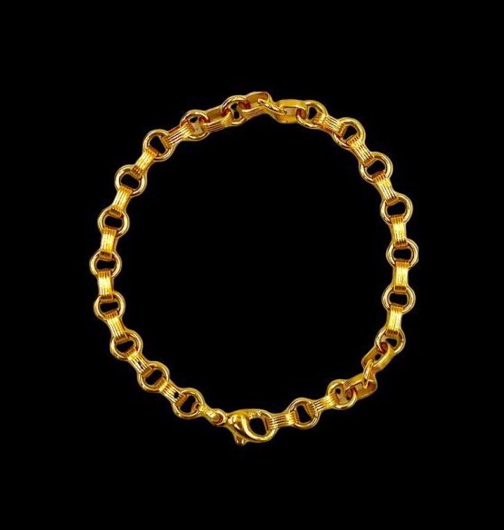 Petite 14K Gold Linked Bracelet (1 of 2)