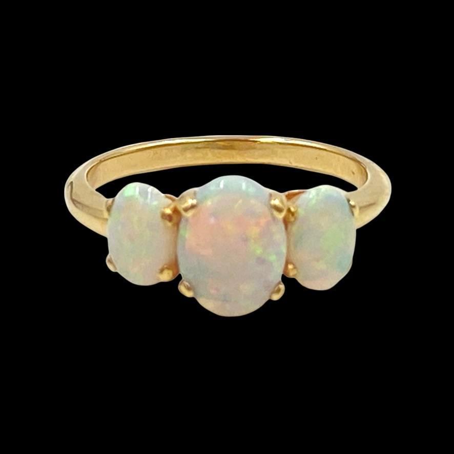 Robert Fisher Three Stone Opal Ring (1 of 4)