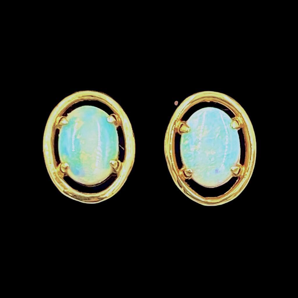 Charles Herdemian Opal Studs (1 of 1)