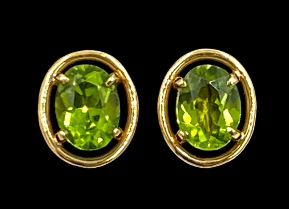 Charles Herdemian Peridot Studs (1 of 1)