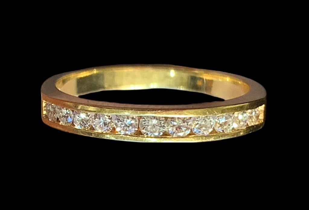 18K Channel Set Diamond Ring (1 of 5)