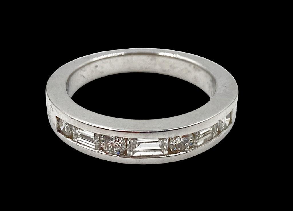 Pico 18K Baguette and Round Cut Diamond Ring (1 of 5)