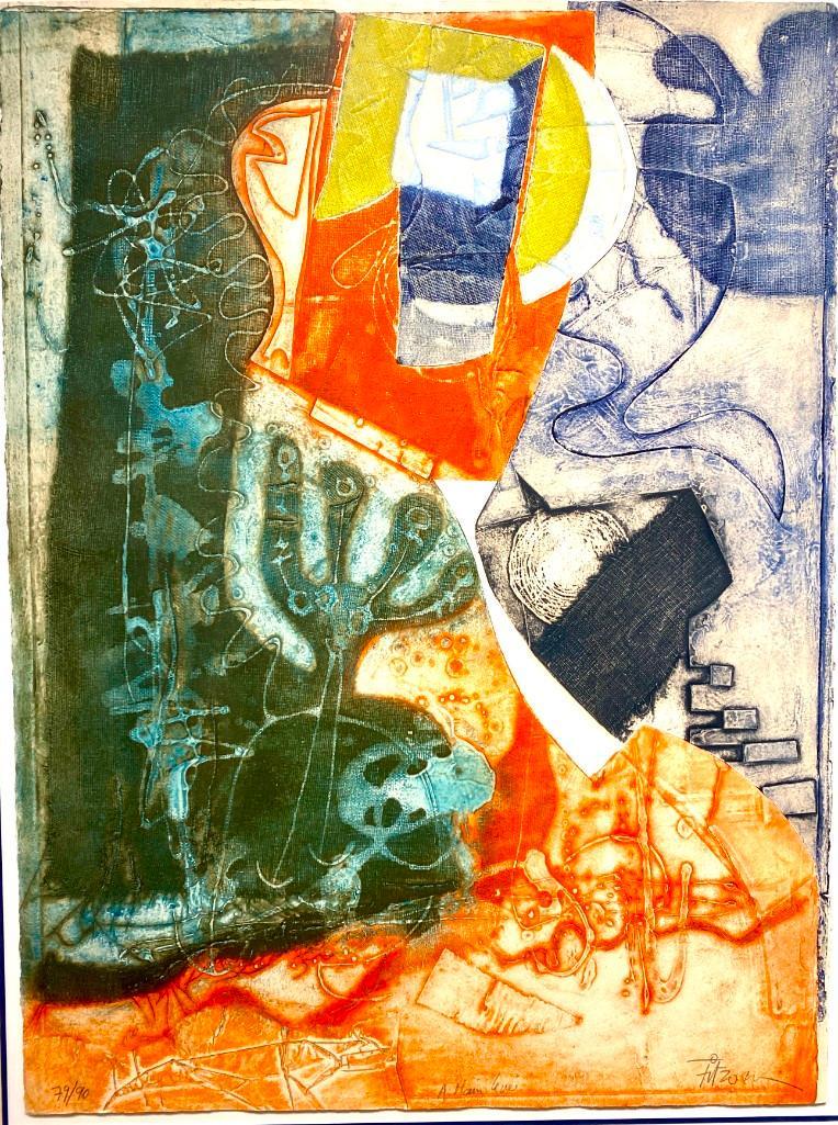 Gerard Fitremann Lithograph,  A Main Levee (1 of 9)
