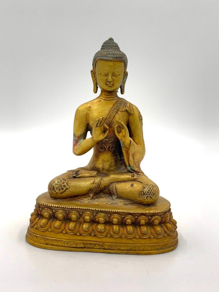 Chinese Brass Buddha Figure (1 of 6)