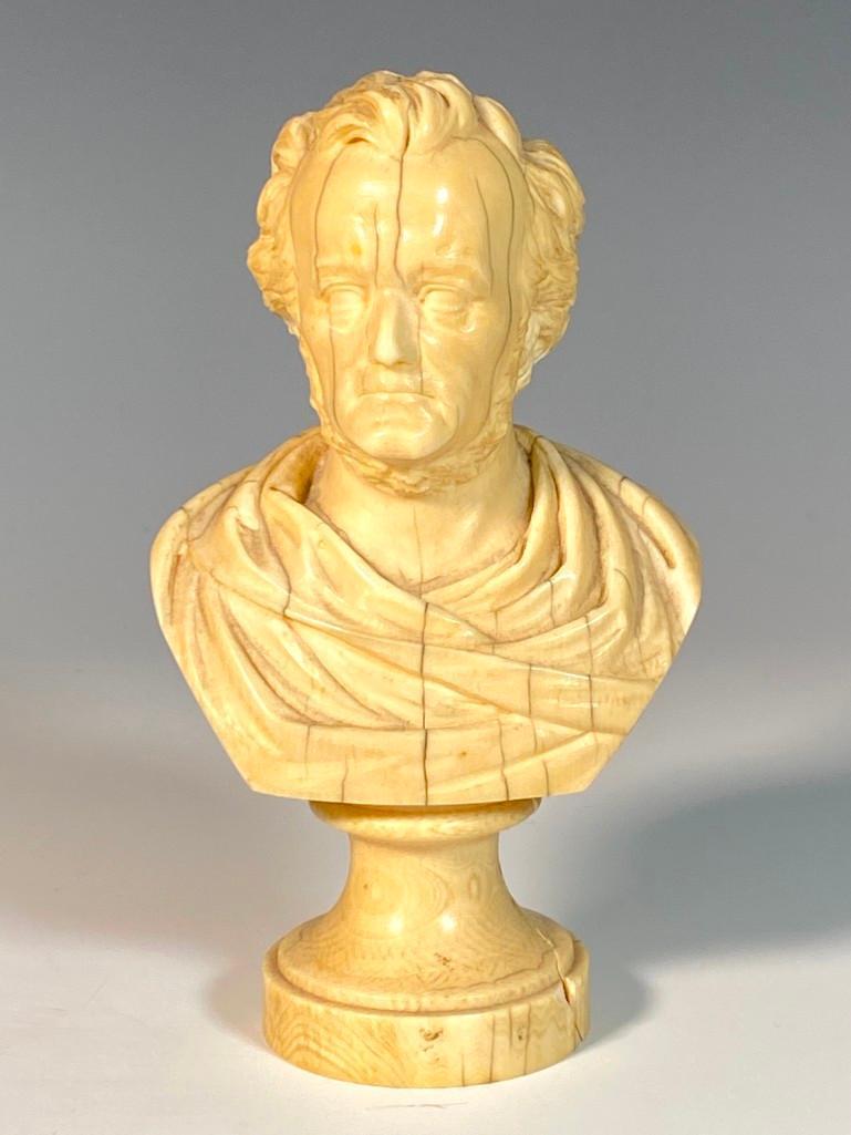 Carved Cabinet Size Bust of Richard Wagner (1 of 5)