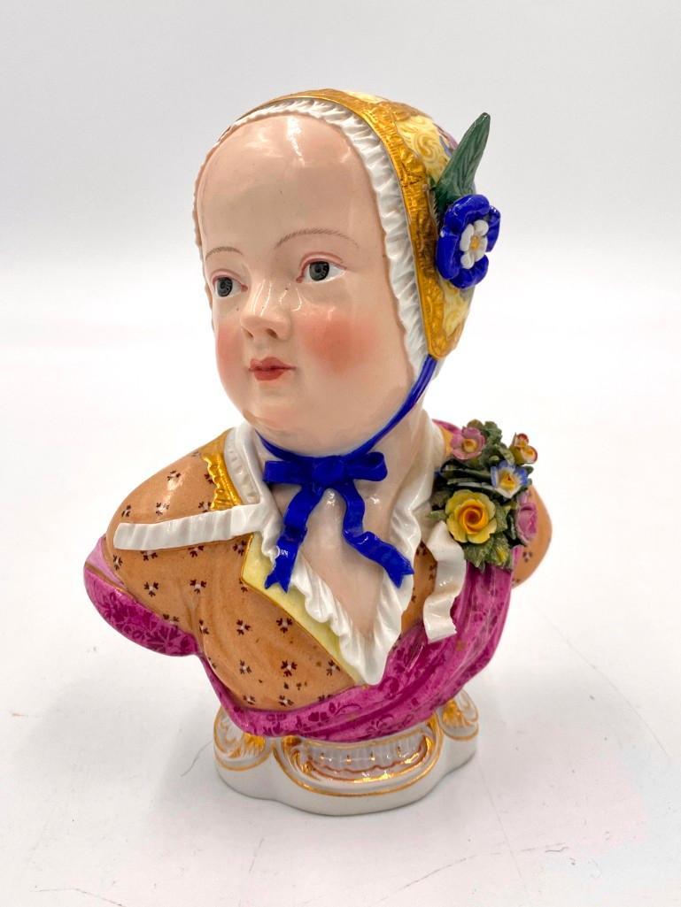 Meissen Porcelain Bust of Prince Louis Charles de Bourbon (1 of 6)