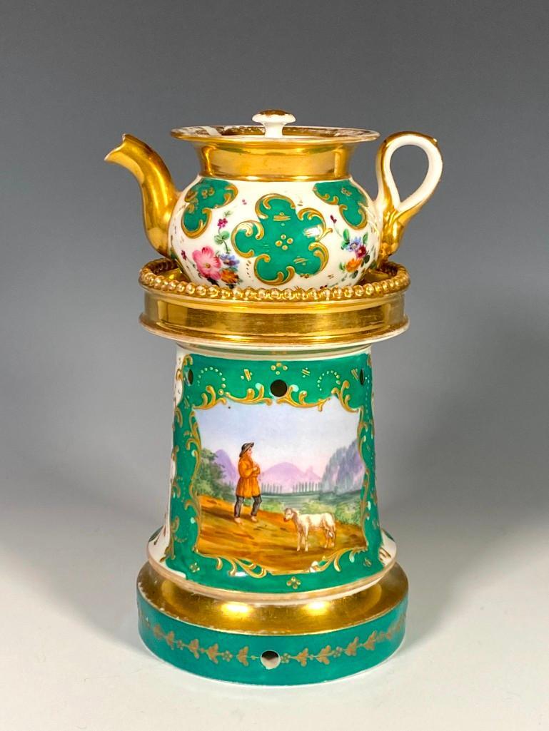 Paris Porcelain Tea Warmer, 19thc. (1 of 10)