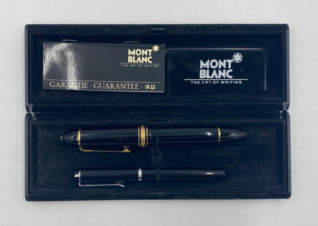 Two Fountain Pens, Montblanc and Pelikan (1 of 4)