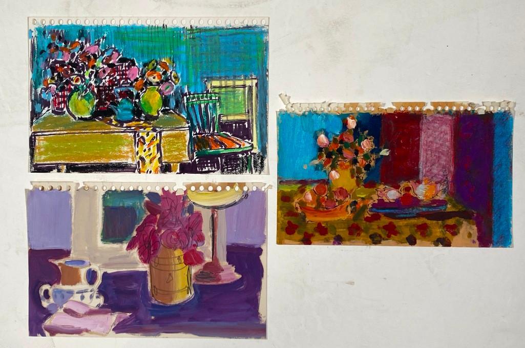 Algesa O'Sickey, Three Still Life Works (1 of 5)