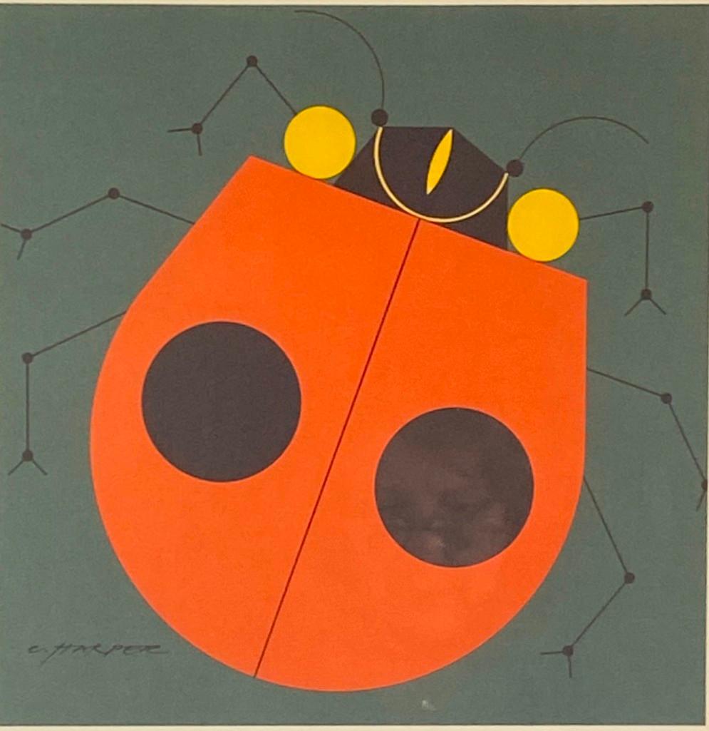 Charles Harper Lithograph, Ladybug (1 of 9)